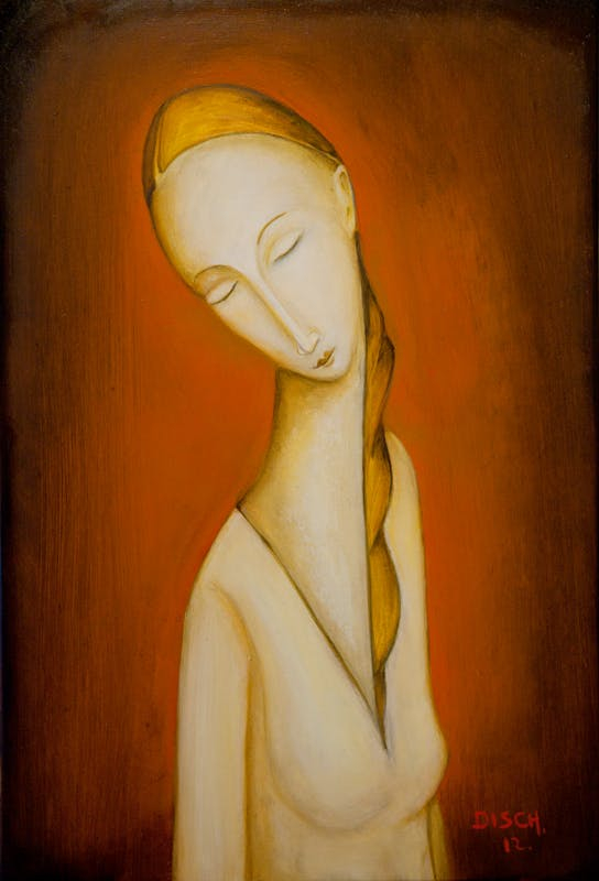 "La fille à la natte" by Rémy Disch, 2012