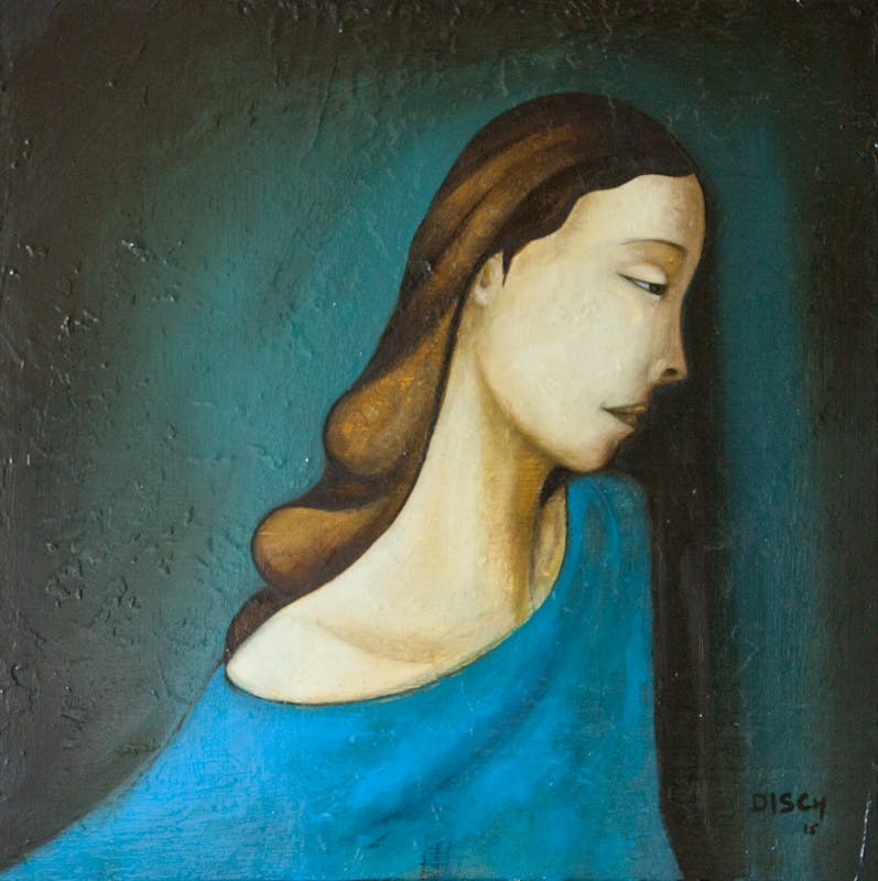 "Le pull-over bleu" by Rémy Disch, 2016